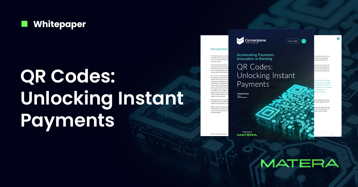 Unlocking Instant Payments | Cornerstone and Matera Whitepaper